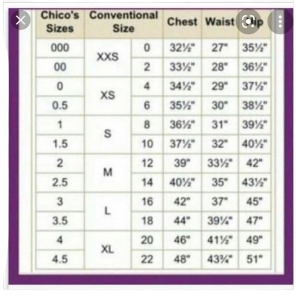 Chico's Easywear Blouse Women’s Size 16 Black White City Romance 3/4 Sleeve - Picture 8 of 8